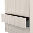 Breda Ready Assembled 2 Door 2 Drawer Wardrobe in Kashmir Matt