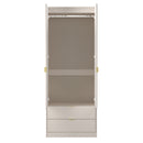 Breda Ready Assembled 2 Door 2 Drawer Wardrobe in Kashmir Matt
