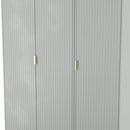 Breda Ready Assembled 3 Door Wardrobe in Dusk Grey
