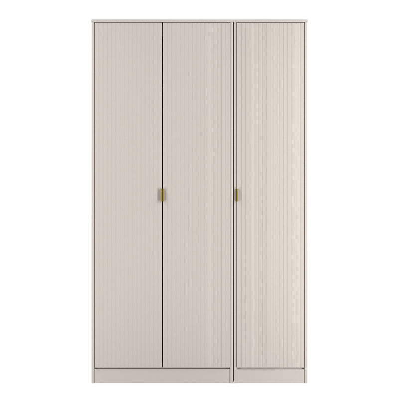 Breda Ready Assembled 3 Door Wardrobe in Kashmir Matt