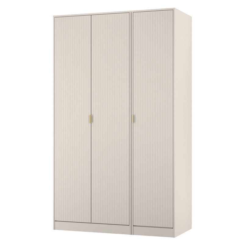 Breda Ready Assembled 3 Door Wardrobe in Kashmir Matt
