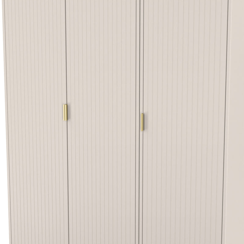 Breda Ready Assembled 3 Door Wardrobe in Kashmir Matt