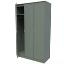Breda Ready Assembled 3 Door Wardrobe in Reed Green