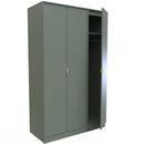 Breda Ready Assembled 3 Door Wardrobe in Reed Green