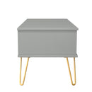 Breda Ready Assembled 1 Drawer Coffee Table in Dusk Grey