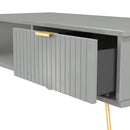 Breda Ready Assembled 1 Drawer Coffee Table in Dusk Grey
