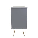 Breda Ready Assembled 3 Drawer TV Unit in Dusk Grey