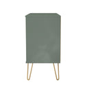 Breda Ready Assembled 3 Drawer TV Unit in Reed Green