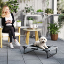 PawHut Raised Dog Bed With Breathable Mesh For Dogs