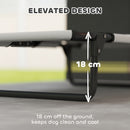 PawHut Raised Dog Bed With Breathable Mesh For Dogs