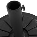Outsunny 13 Kg Patio Umbrella Base Stand, Concrete Umbrella Holder, Black