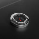 Outsunny Charcoal Grill BBQ Trolley Wheels Shelf Side Thermometer Steel Black