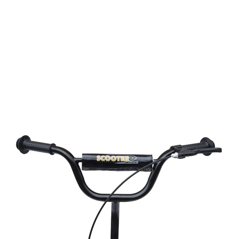 HOMCOM Teen Push Scooter - Black