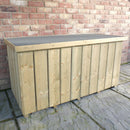 Pressure Treated Log Box In Planed Finish