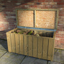 Pressure Treated Log Box In Planed Finish