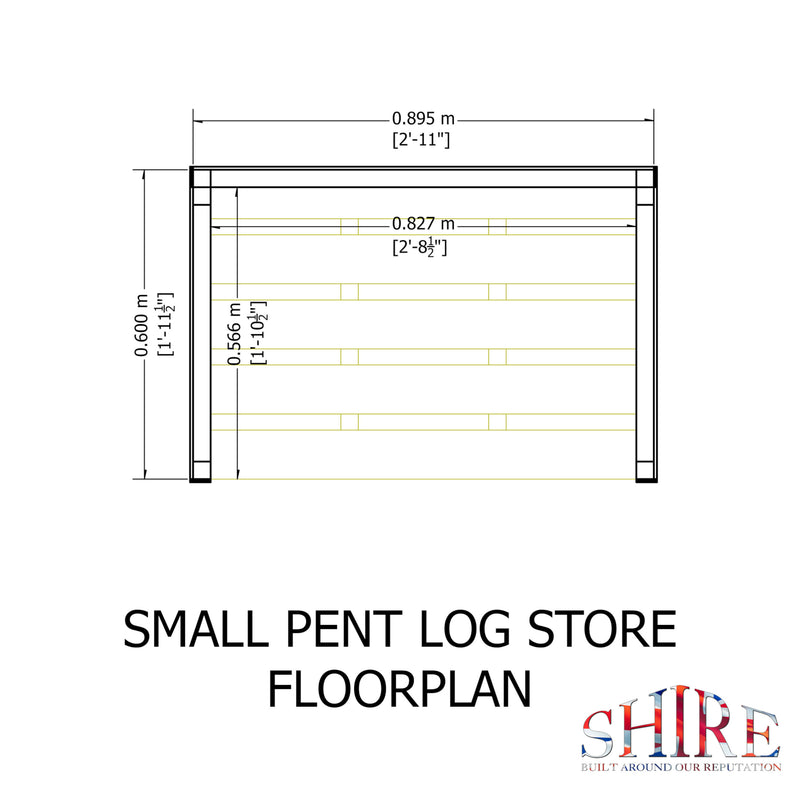 Pressure Treated Log Store