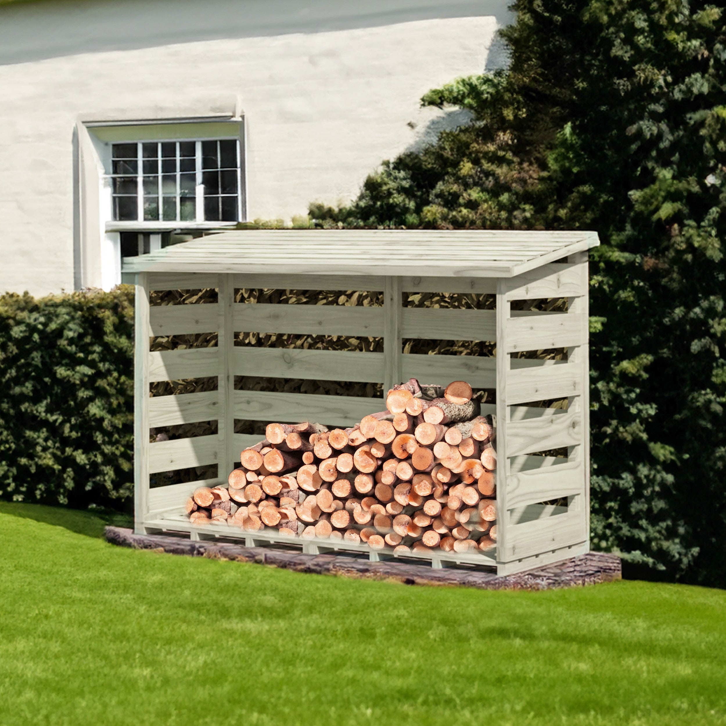Pressure Treated Log Store