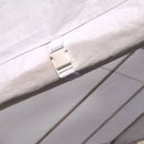 Outsunny Gazebo Marquee Party Tent Wedding Canopy Steel Frame Water Resistant size 6x4 m-White