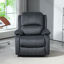 HOMCOM Recliner Armchair for Living Room, Recliner Chair with Cup Holder