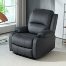 HOMCOM Recliner Armchair for Living Room, Recliner Chair with Cup Holder