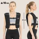 SPORTNOW Weighted Vest With Adjustable Straps And Reflective Strips