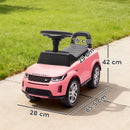 AIYAPLAY Land Rover Licensed Ride On Car For Toddlers 18-36 Months, Pink