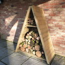 Triangular Pressure Treated Log Store