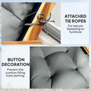 Outsunny Adirondack Chair Cushion Rocking Chair Cushion W/ Ties