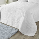 Serene Luana Bedspread in White