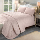 Serene Luana Duvet Cover Set in Blush