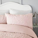 Serene Luana Duvet Cover Set in Blush