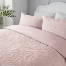 Serene Luana Duvet Cover Set in Blush