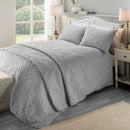 Serene Luana Duvet Cover Set in Silver
