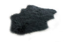 Lux - Faux Fur Room Rug in Black