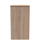 Calgary Ready Assembled 3 Drawer Bedside Cabinet in Bardolino Oak