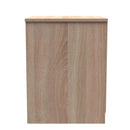 Calgary Ready Assembled 2 Drawer Bedside Cabinet in Bardolino Oak