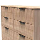 Calgary Ready Assembled 6 Drawer Wide Chest in Bardolino Oak