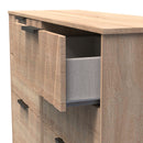 Calgary Ready Assembled 6 Drawer Wide Chest in Bardolino Oak