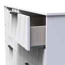 Calgary Ready Assembled 6 Drawer Wide Chest in White Matt