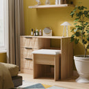 Calgary Ready Assembled Vanity in Bardolino Oak