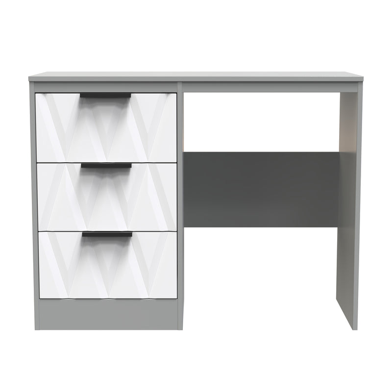 Calgary Ready Assembled Vanity in White Matt & Dusk Grey