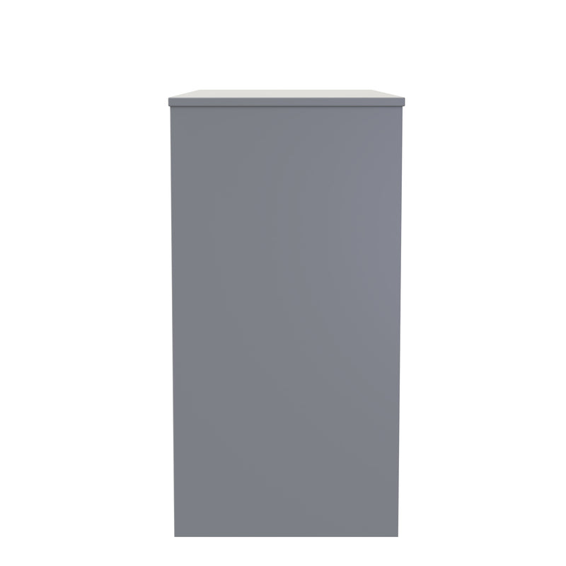 Calgary Ready Assembled Vanity in White Matt & Dusk Grey