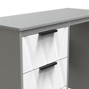 Calgary Ready Assembled Vanity in White Matt & Dusk Grey