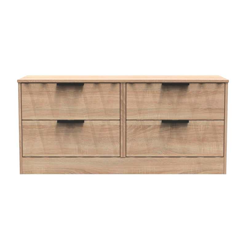 Calgary Ready Assembled 4 Drawer Bed Box in Bardolino Oak