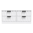 Calgary Ready Assembled 4 Drawer Bed Box in White Matt