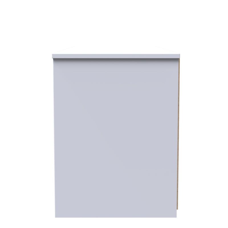 Calgary Ready Assembled 4 Drawer Bed Box in White Matt