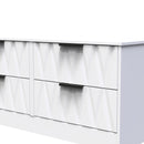 Calgary Ready Assembled 4 Drawer Bed Box in White Matt