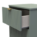 Ottawa Ready Assembled 3 Drawer Bedside Cabinet in Reed Green