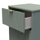 Ottawa Ready Assembled 2 Drawer Bedside Cabinet in Reed Green