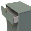 Ottawa Ready Assembled 3 Drawer Midi Deep Chest in Reed Green